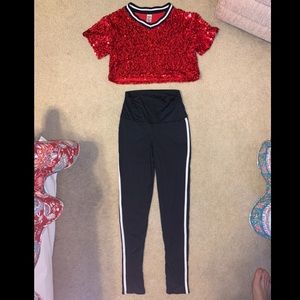 Top and Leggings SET - Dance Costume